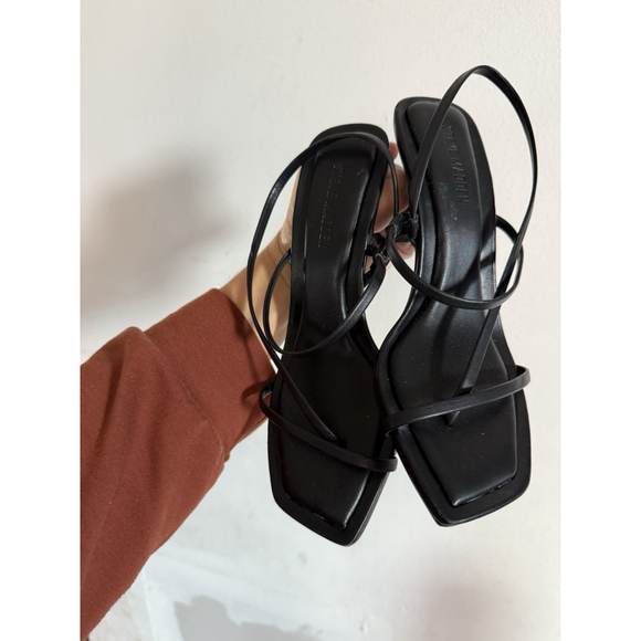 Steve Madden Womens Locke Strappy Square Toe Sandal Heel, Size 5M - Picture 4 of 6